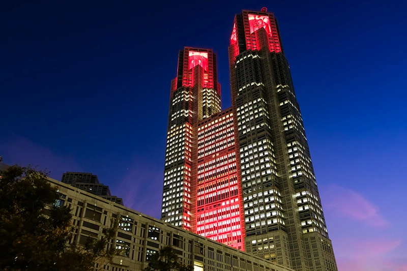 東京都庁 45階北展望室